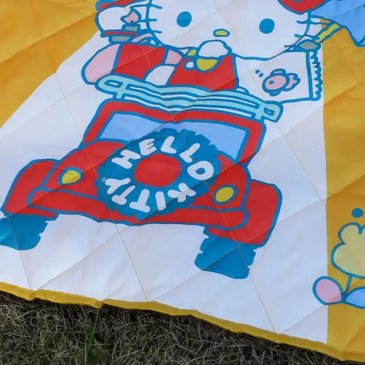 Hello Kitty Off The Grid Waterproof Outdoor Throw Blanket