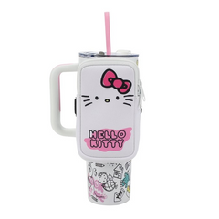 Hello Kitty Stainless Steel Tumbler with Bag Set