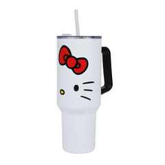 Hello Kitty Stainless Steel Tumbler with Straw and Lid 40oz