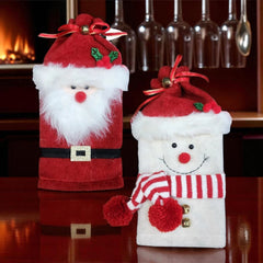 Holiday Cheer Wine Bottle Toppers