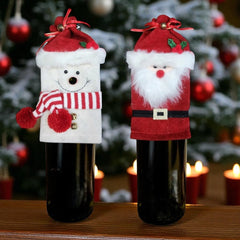 Holiday Cheer Wine Bottle Toppers