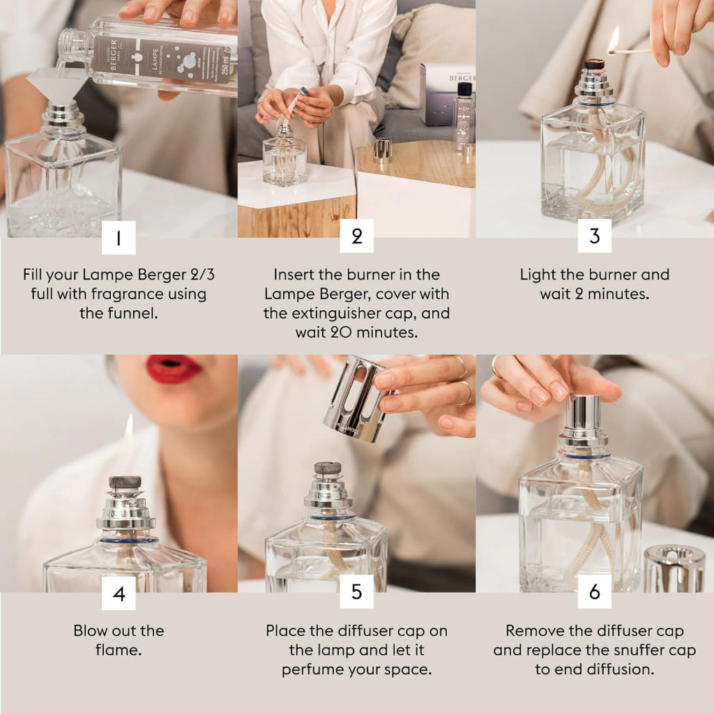 Ice Cube Clear Lamp Gift Set by Maison Berger (draft)
