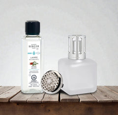Ice Cube Frost Lamp Gift Set and Car Diffuser by Maison Berger