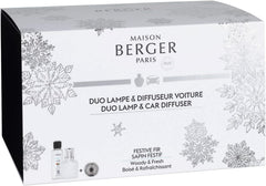 Ice Cube Frost Lamp Gift Set and Car Diffuser by Maison Berger
