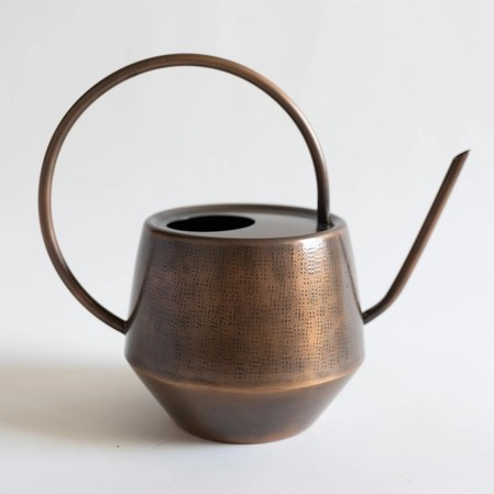 Iron Watering Can | Hammered Antique Copper Finish