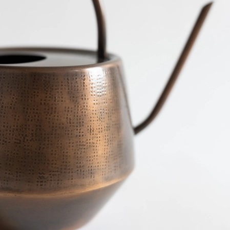 Iron Watering Can | Hammered Antique Copper Finish