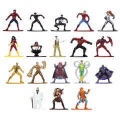 Jada Toys Marvel Spider-Man 18-Pack Series 8 Die-cast Figures, Toys for Kids and Adults