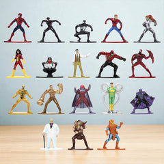 Jada Toys Marvel Spider-Man 18-Pack Series 8 Die-cast Figures, Toys for Kids and Adults