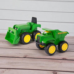 John Deere Dump Truck and Loader Toy Set 6 Inch