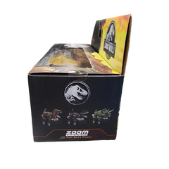 Jurassic World Zoom Riders Pull Back Power Dinosaur Cars Race and Battle - 3 Pk