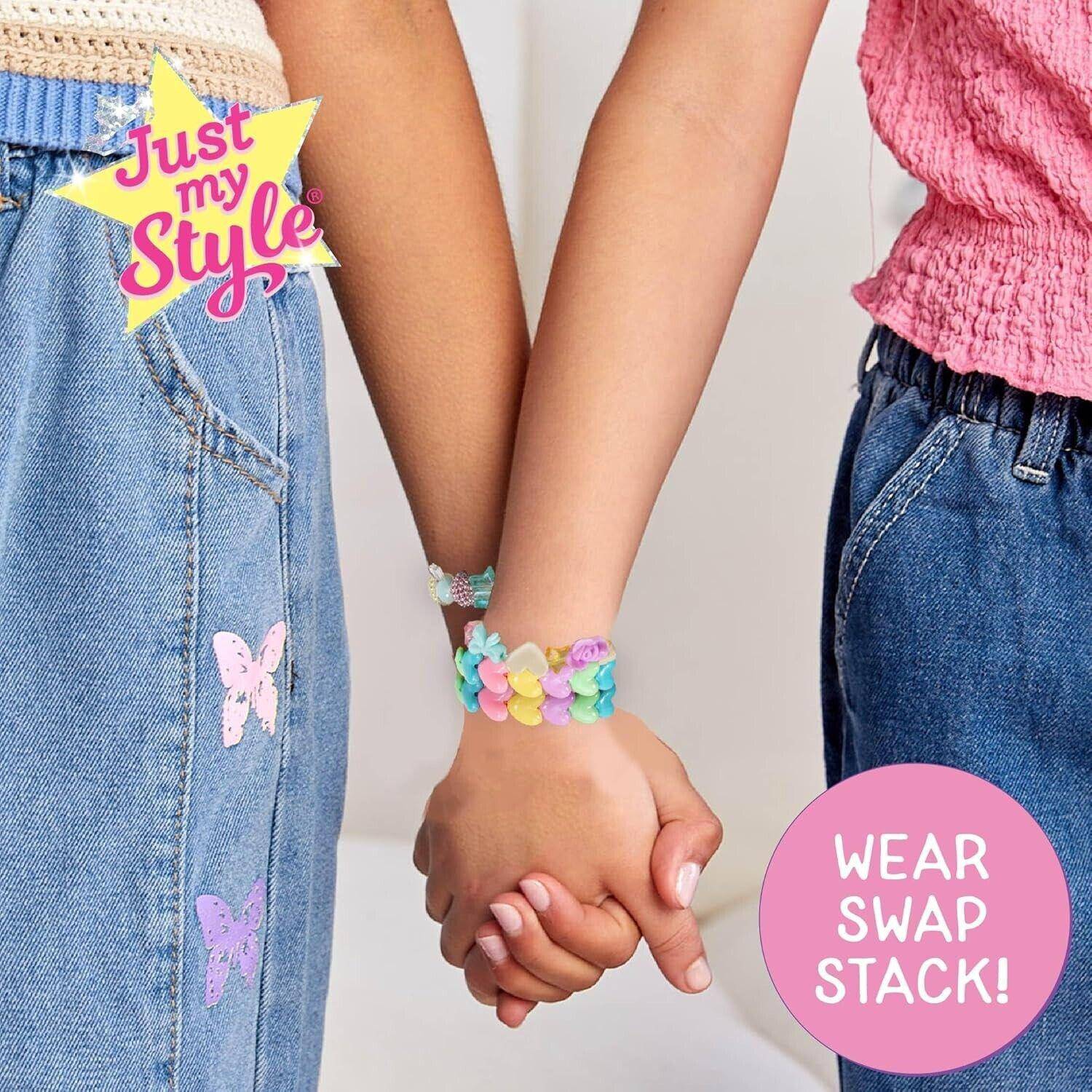 Kawaii Cute Charms Jewelry Making Kit Beads Glow Alphabet with Bead Case