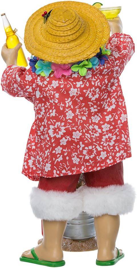 Kurt Adler Fabriche' Beach Santa Display Figure | 2-Piece set