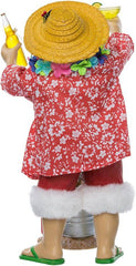 Kurt Adler Fabriche' Beach Santa Display Figure | 2-Piece set