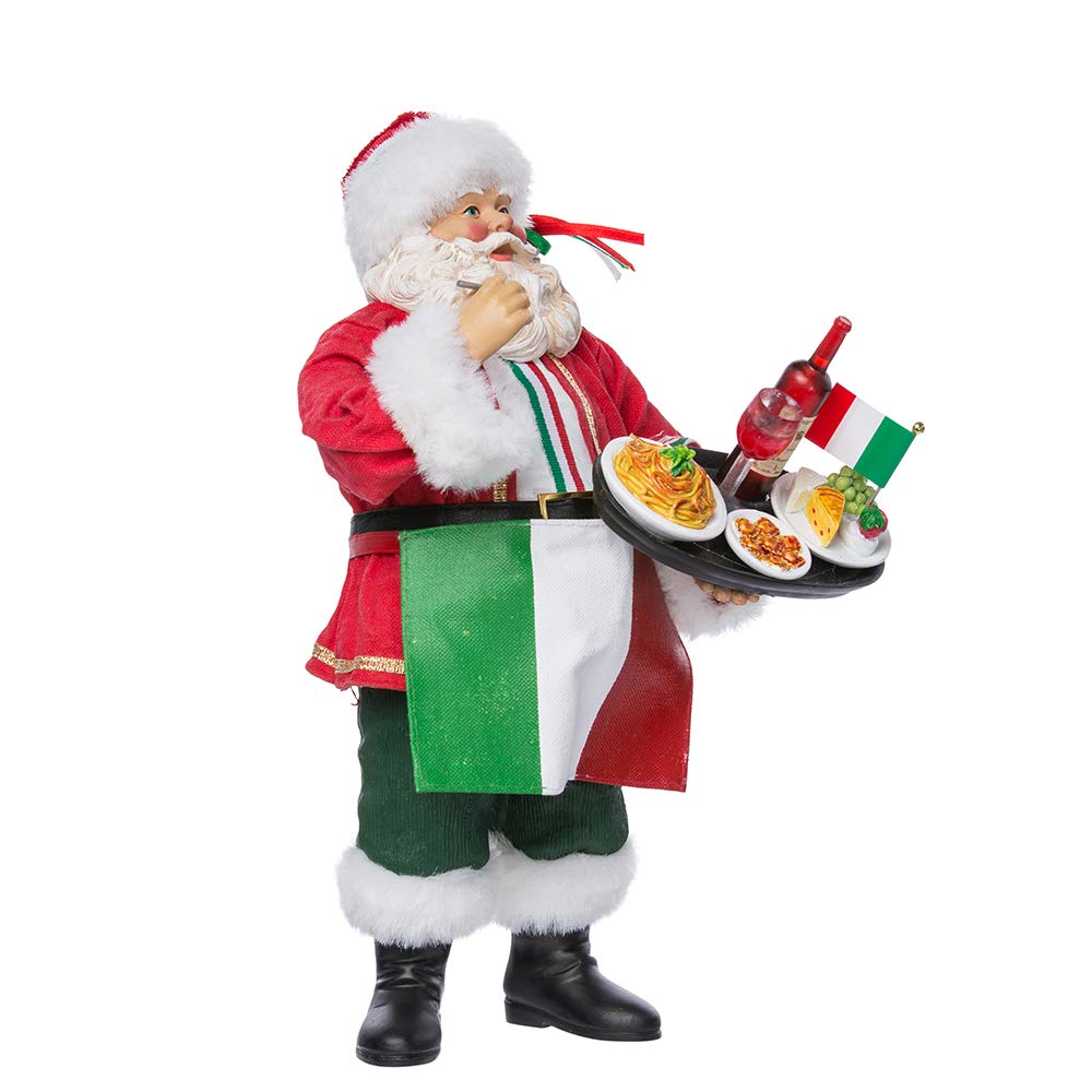 Kurt Adler Musical Fabriche Italian Santa Display Figure
