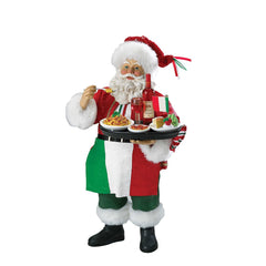 Kurt Adler Musical Fabriche Italian Santa Display Figure