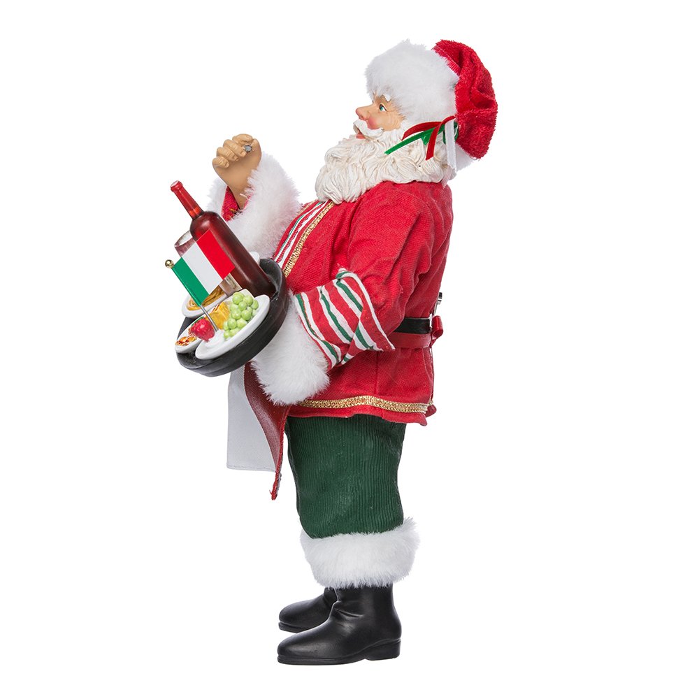 Kurt Adler Musical Fabriche Italian Santa Display Figure