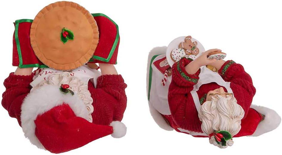 Kurt S. Adler Fabriché Mr. and Mrs. Santa Display Figures | 2-Piece Set