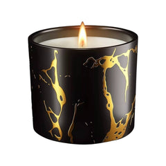 La Cadeau Scented Candle for Home Floral White Peach Scented Soy Candle 7oz