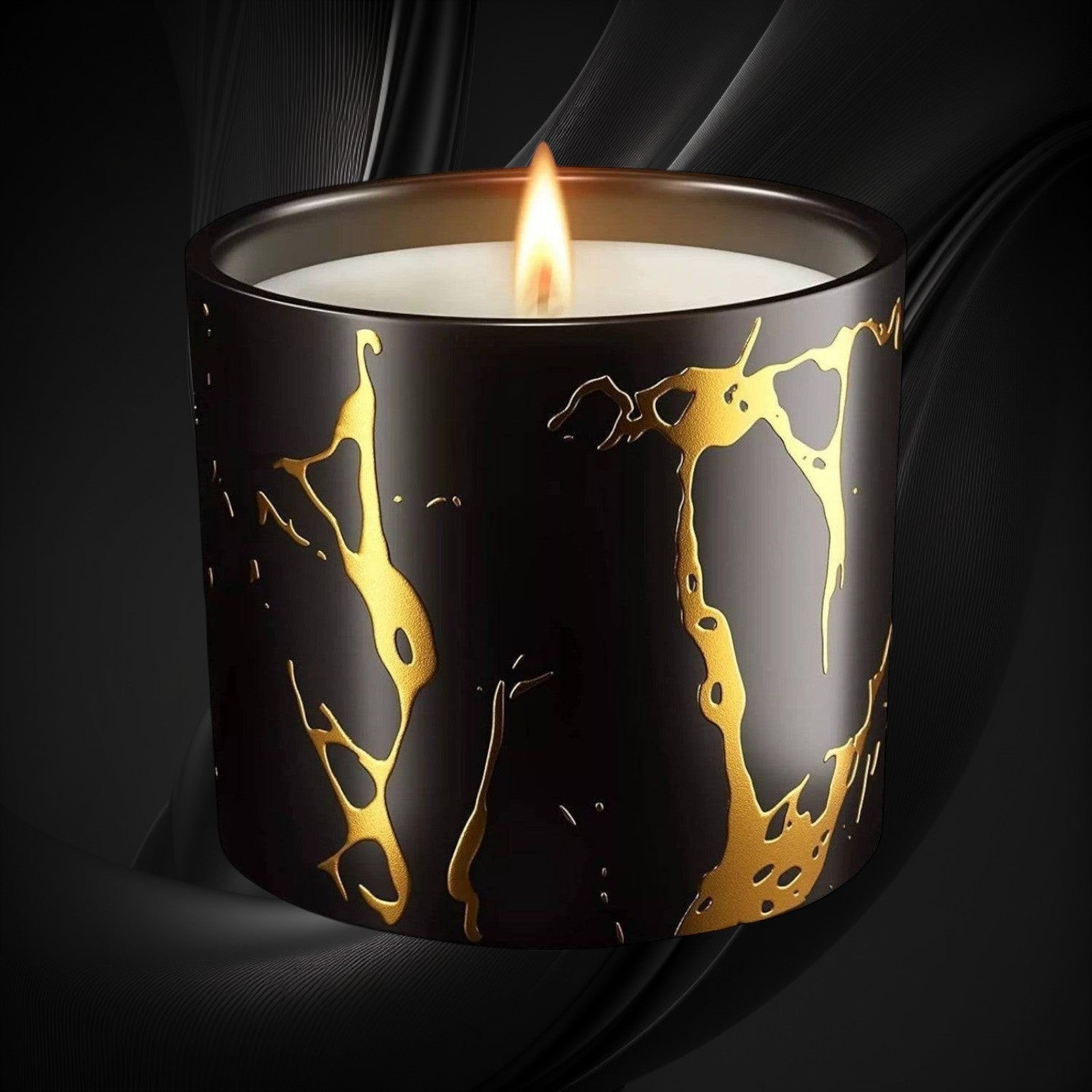 La Cadeau Scented Candle for Home Floral White Peach Scented Soy Candle 7oz