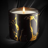 La Cadeau Scented Candle for Home Floral White Peach Scented Soy Candle 7oz