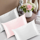 Lemon Lavender Solid Silky Satin Pillowcase
