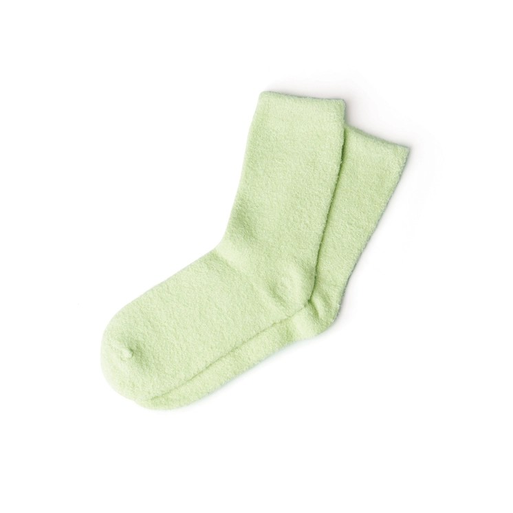 Lemon Lavender You Had Me At Aloe Super Soft Spa Socks | Green