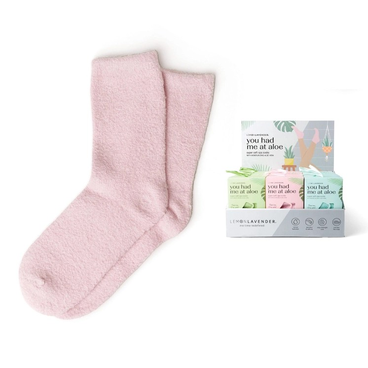 Aloe Infused Spa Socks