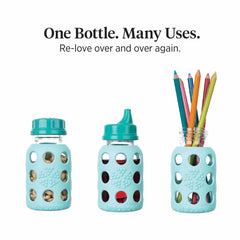 Lifefactory 6 Glass Baby Bottle Starter Set