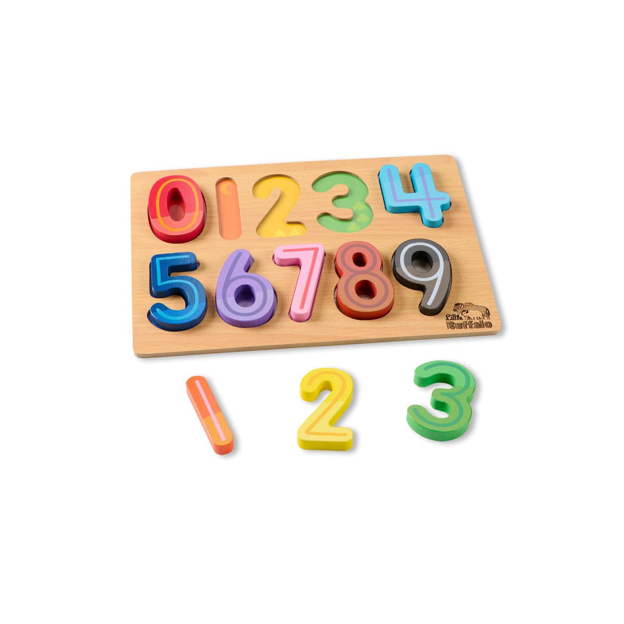 Little Buffalo Wooden Jigsaw Puzzles Ages 3+