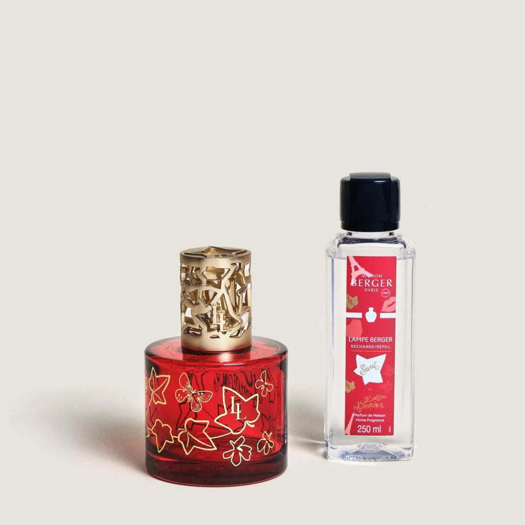 Lolita Lempicka Red Lamp Gift Set by Maison Berger (draft)