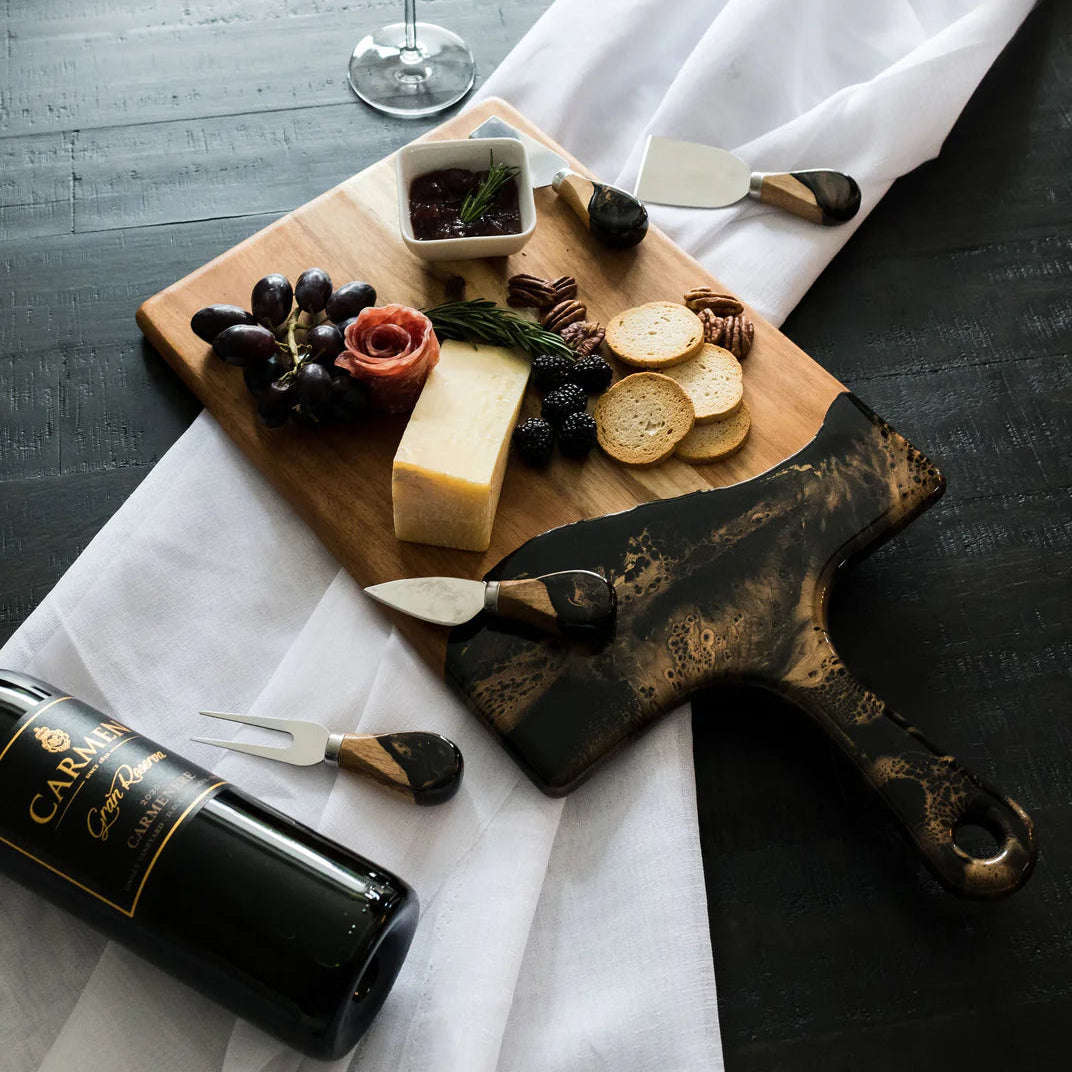 Lynn & Liana Designs | Cheese Knife Set | Resin Coated