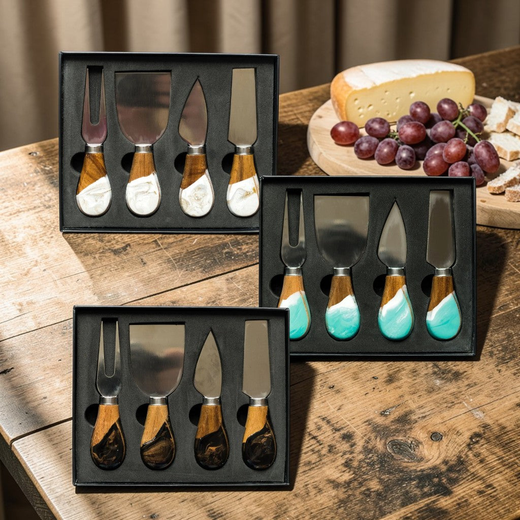 Lynn & Liana Designs | Cheese Knife Set | Resin Coated