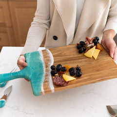 Lynn & Liana Designs | Large Charcuterie Board | Wood Resin Cheese Board