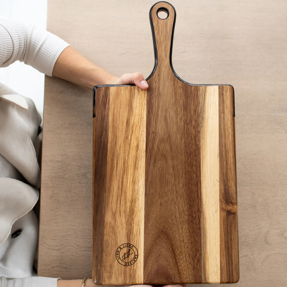 Lynn & Liana Designs | Large Charcuterie Board | Wood Resin Cheese Board