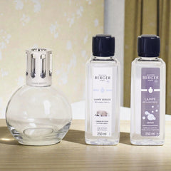 Maison Berger | Lampe Berger Essential Round Lamp Gift Set with Ocean Breeze and Air Pur So Neutral