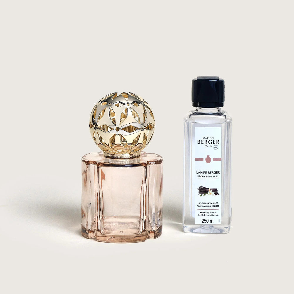 Maison Berger | Lampe Berger Pomelis Beige Lamp Gift Set with Vanilla Magnificence Fragrance