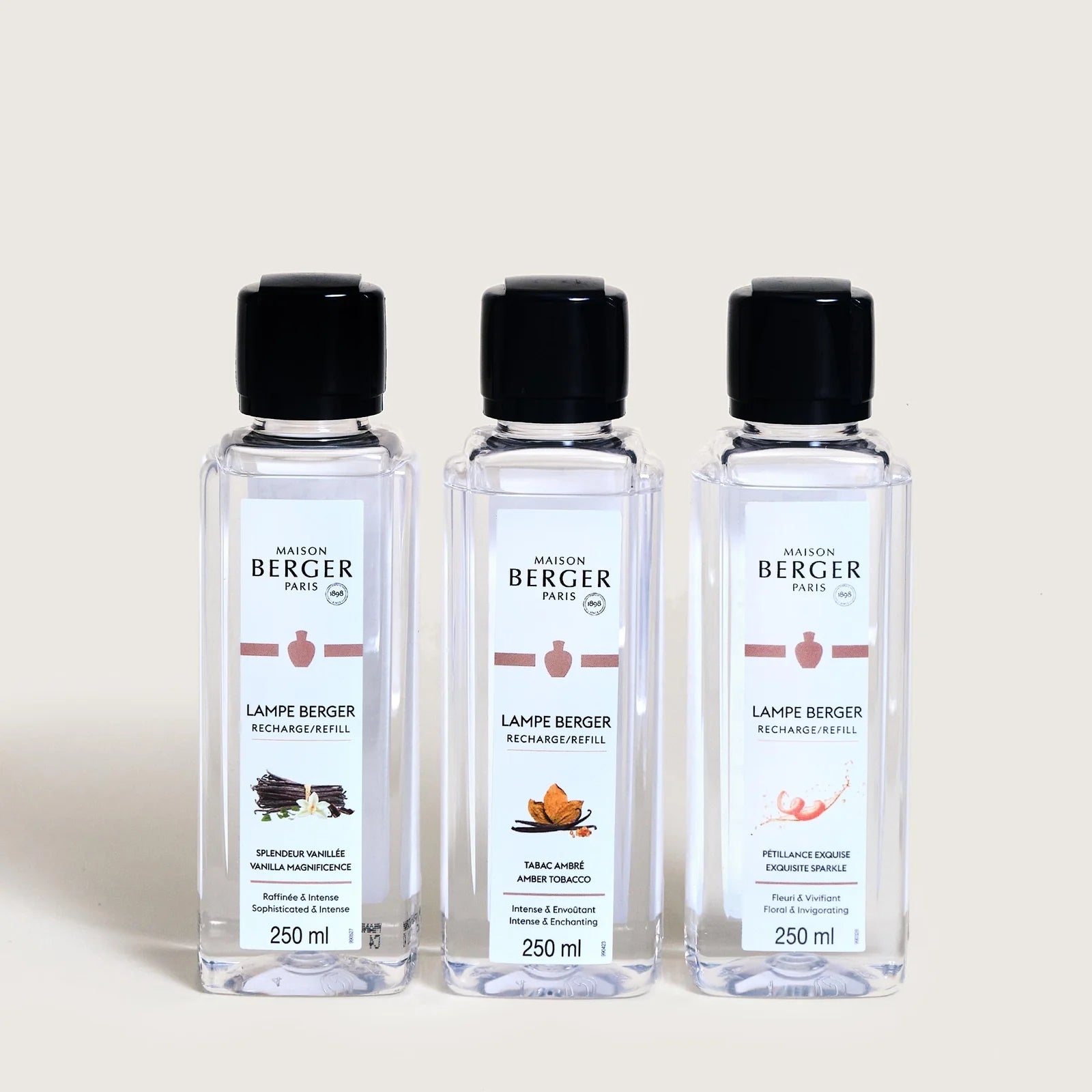 Maison Berger | Rosalie Trio Pack | Lampe Berger Oil