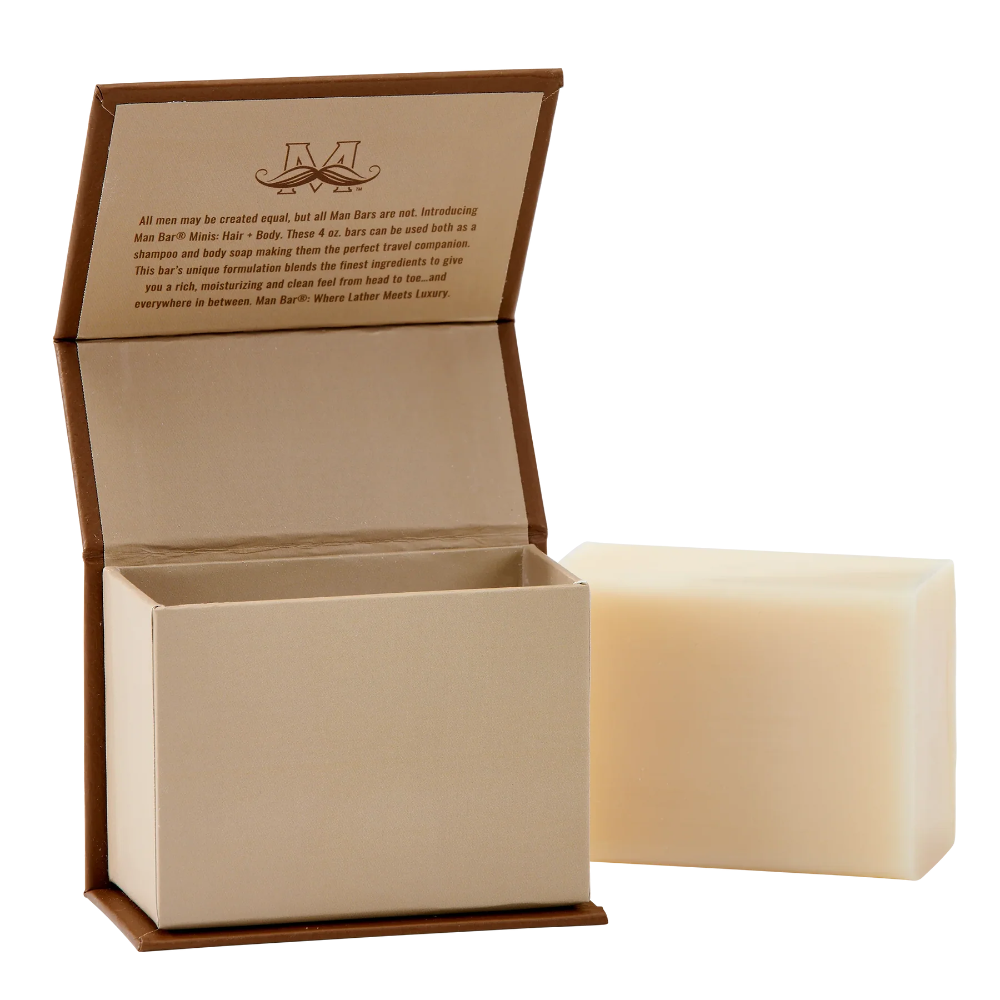 Man Bar Mini | Cedar & Sandalwood | Hair & Body 4 oz