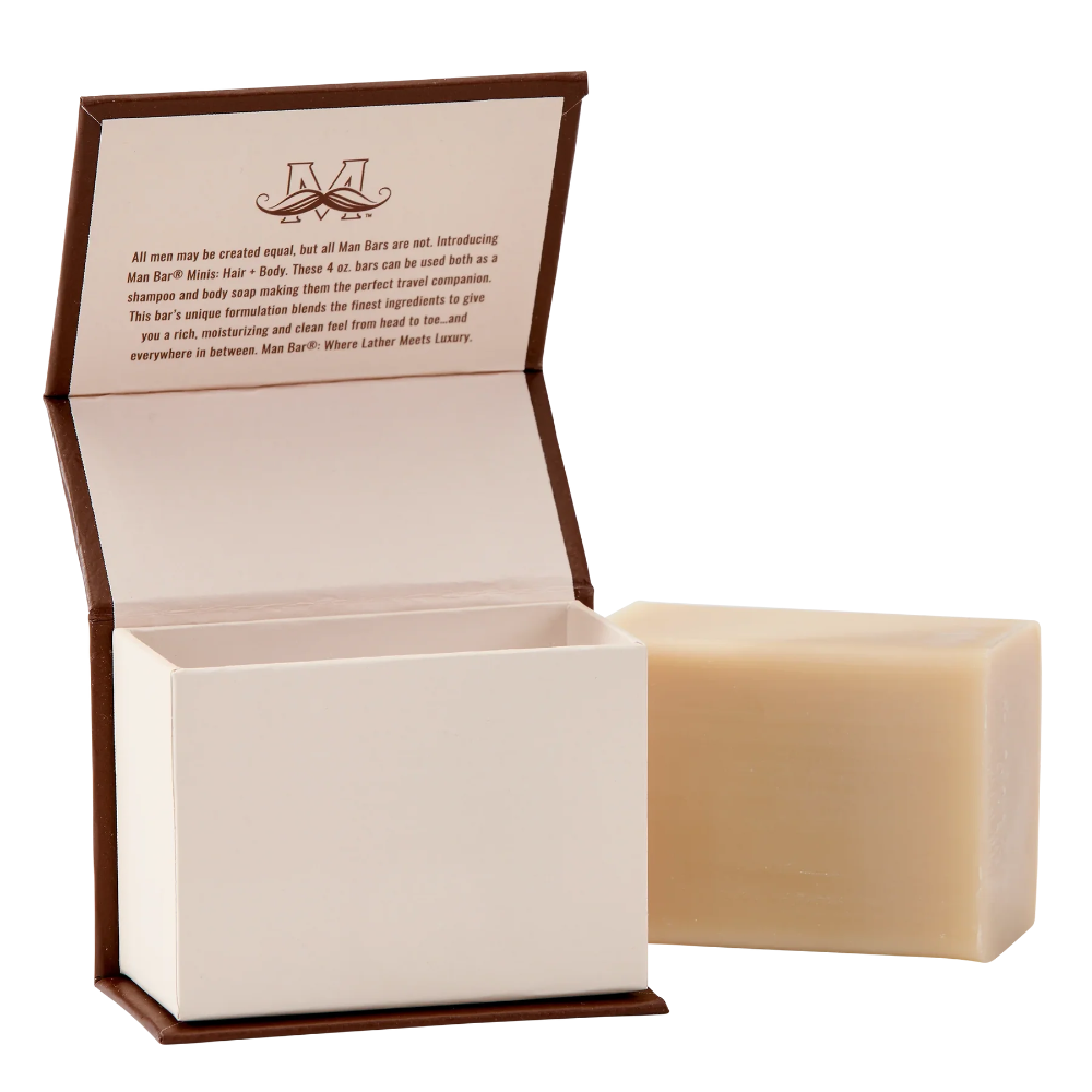 Man Bar Mini | Redwood & Clove | Hair & Body 4 oz