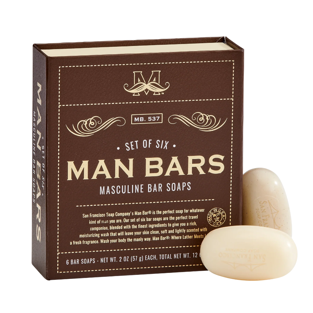 Man Bar Soap | 6 Piece Sampler Set