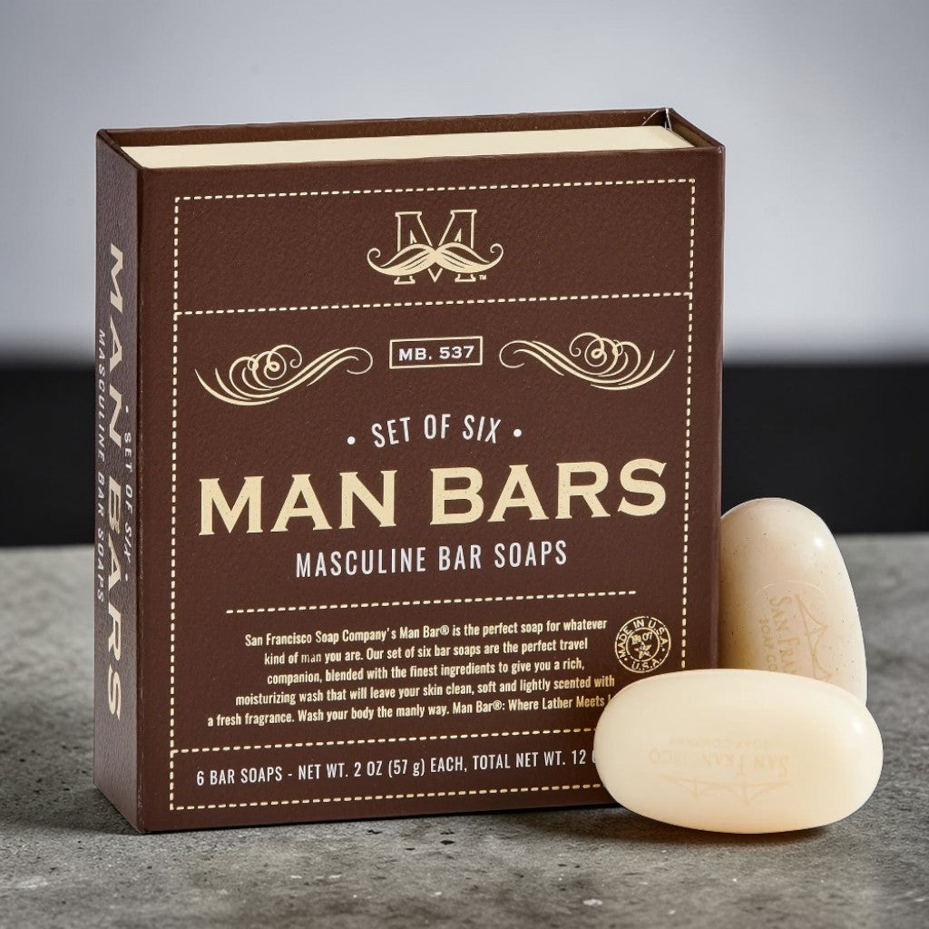 Man Bar Soap | 6 Piece Sampler Set