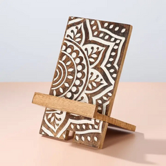 Mango Wood Cookbook & Tablet Stand