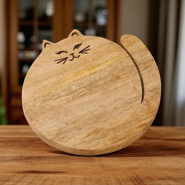 Mango Wood Cutting Board | Cat Lovers