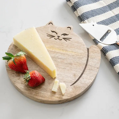 Mango Wood Cutting Board | Cat Lovers