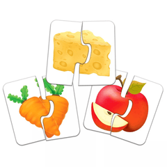 Match It Toddler Puzzle Self-Correcting Puzzle Sets - Things I Eat - Ages 2+