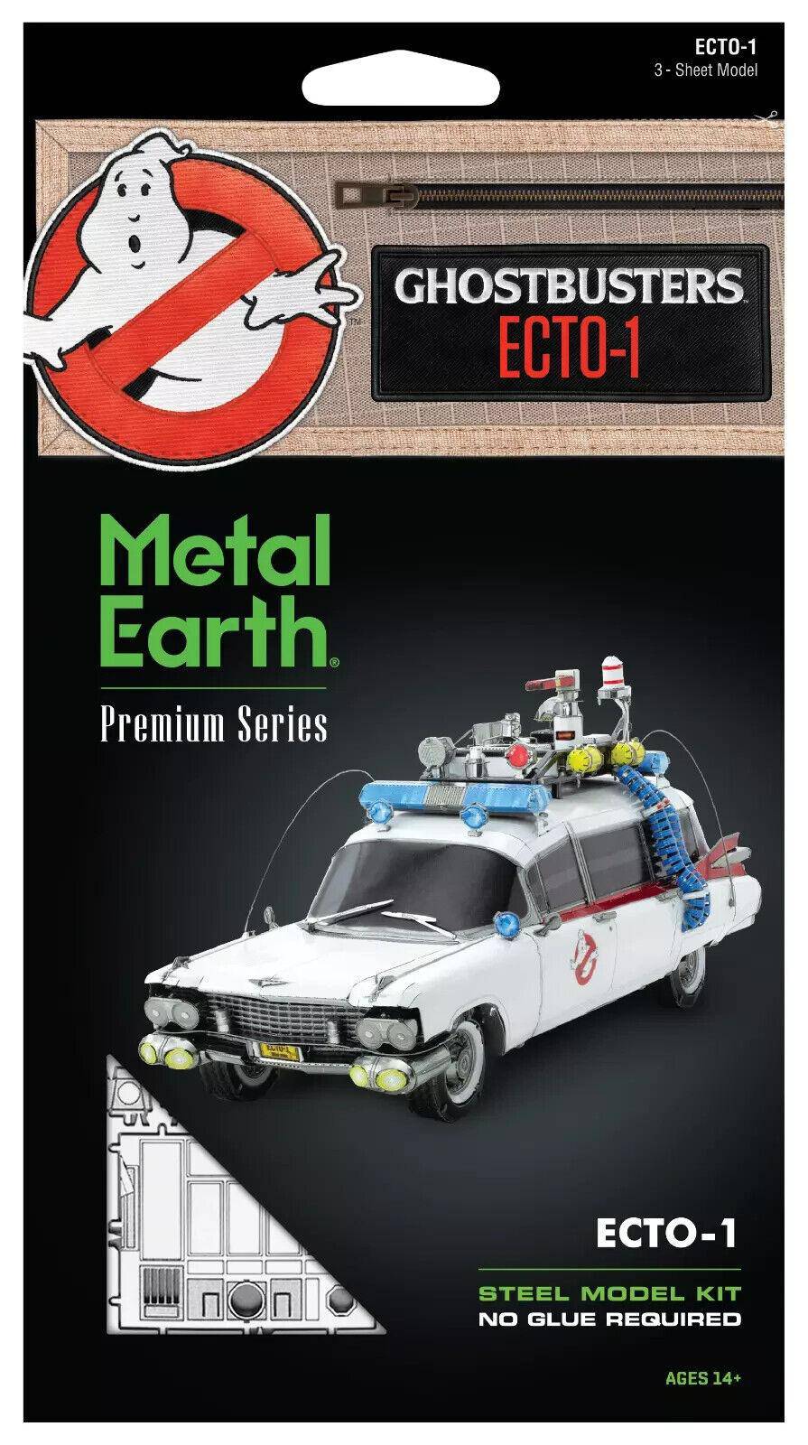 Metal Earth | Ghostbusters ECTO-1 Vehicle | 3D Metal Model Kit