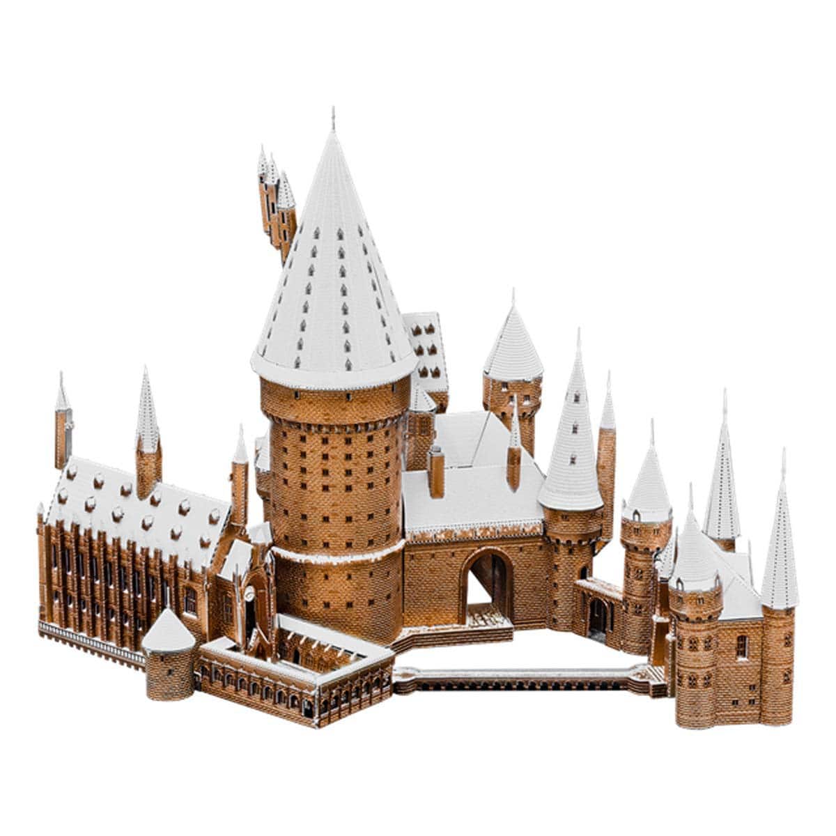 Metal Earth | Harry Potter Hogwarts in Snow | 3D Metal Model Kit