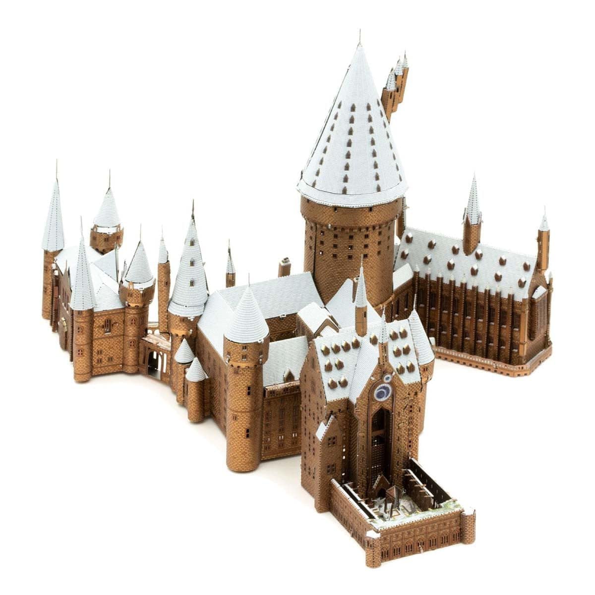 Metal Earth | Harry Potter Hogwarts in Snow | 3D Metal Model Kit