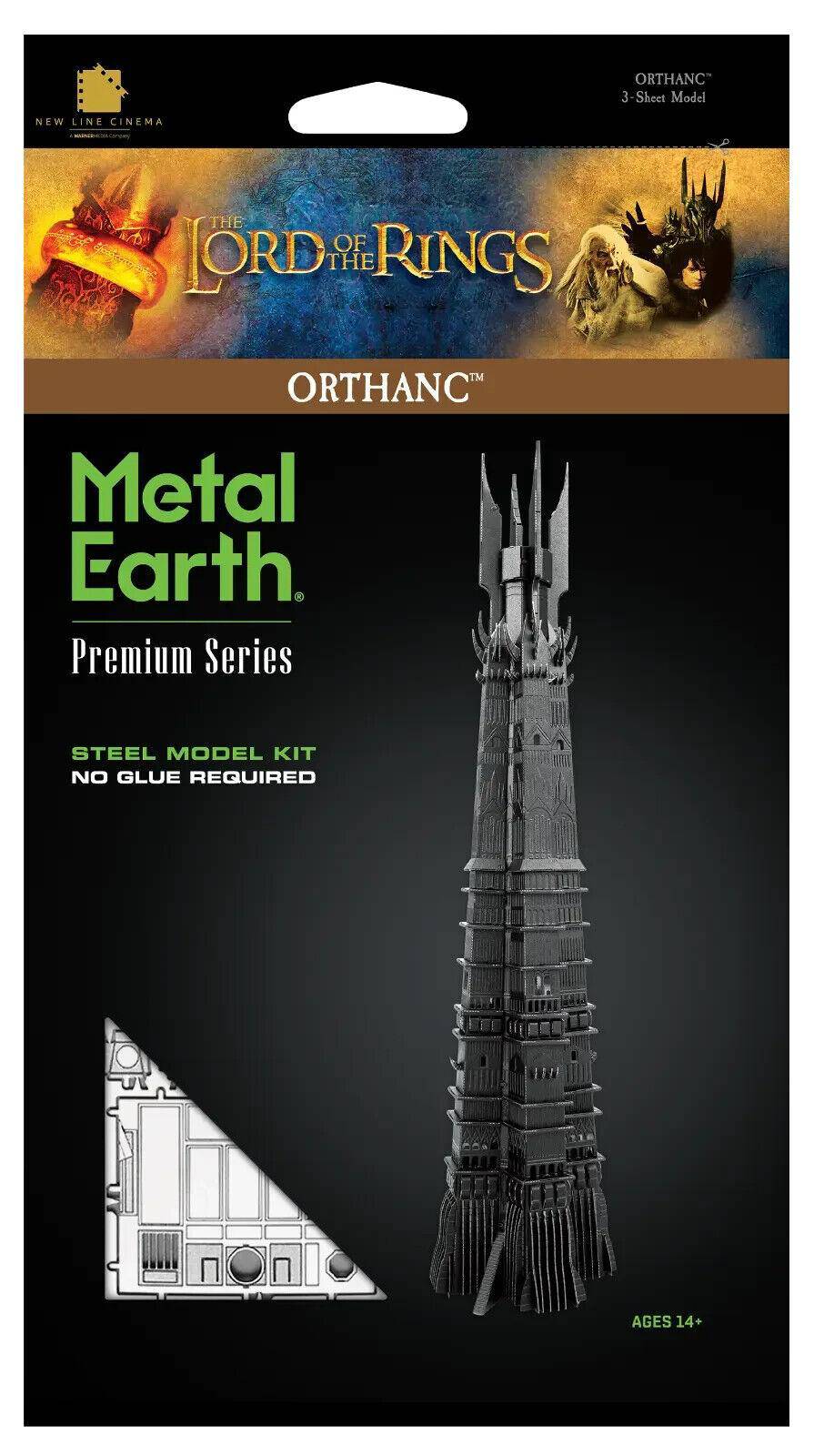 Metal Earth Lord of the Rings Orthanc | 3D Metal Model Kit