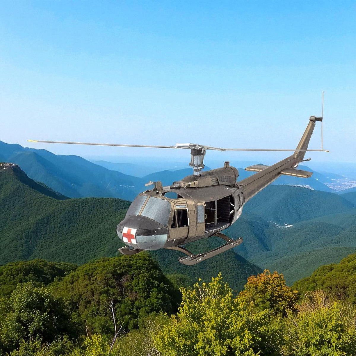 Metal Earth UH-1 Huey Helicopter